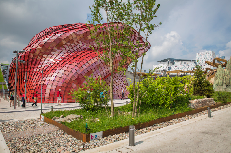 Illustration for article titled Expo 2015 Has Some Of The Best Futuristic Architecture I've Seen Lately